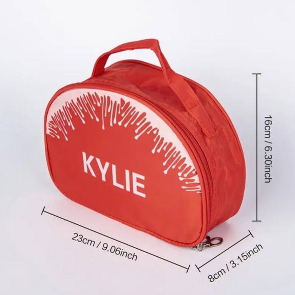 NEW!! KYLIE!!  Red Trendy Spacious Cosmetic Makeup Bag !! Make An Offer Today!! - Picture 10 of 13